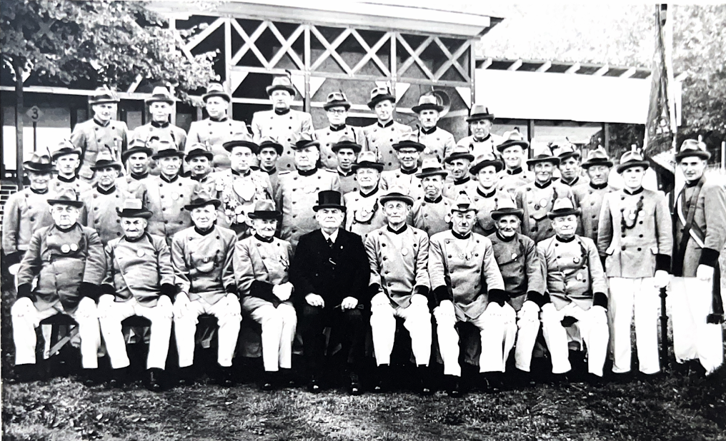 Mitglieder des Schützenvereins Ochtendung, 1955