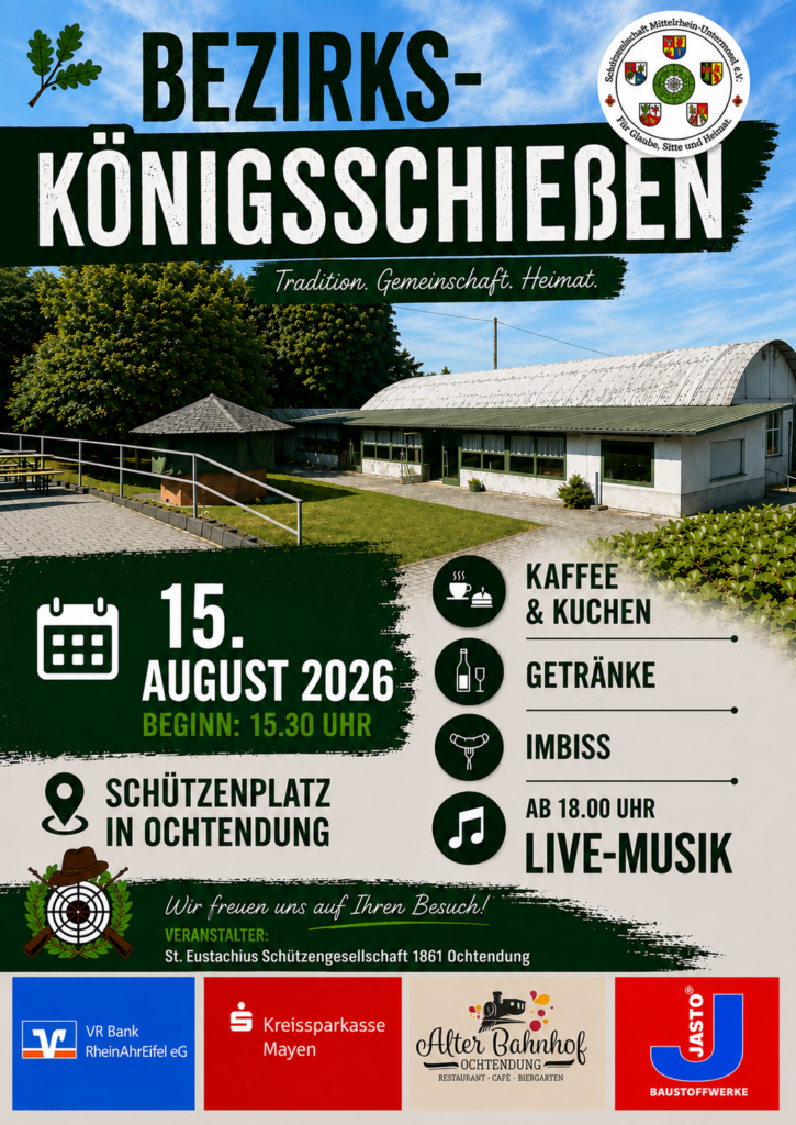 Bezirkskoeniggschiessen Plakat